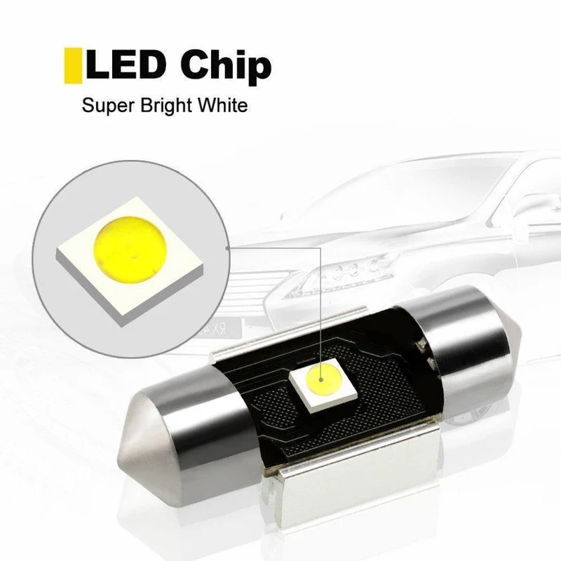 2 Stücke C5W Led-lampen Canbus Girlandenlicht 31mm 36mm 39mm 41mm 6500 Karat Weiß Auto Dome Lampe Kennzeichen Auto Lichter D020