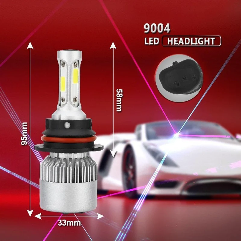 S2 LED 12V Scheinwerferlampe H1 H3 H4 LED H7 H11 H13 880 9004 9005 HB3 9006 HB4 9007 80W 6000K Lange Lebensdauer Autolicht