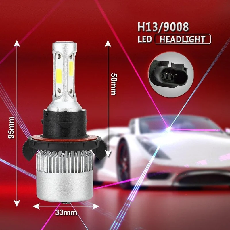 S2 LED 12V Scheinwerferlampe H1 H3 H4 LED H7 H11 H13 880 9004 9005 HB3 9006 HB4 9007 80W 6000K Lange Lebensdauer Autolicht
