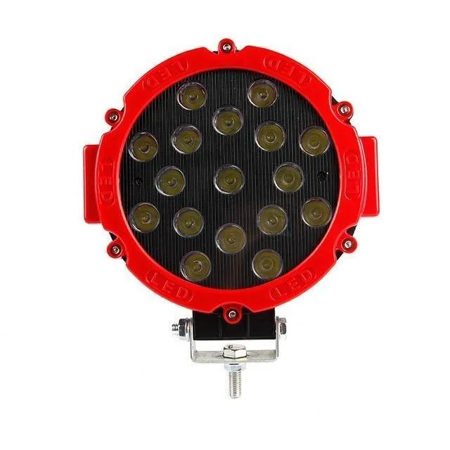 Auto Arbeit LED Lichtleiste 27W 51W 48W Auto Licht Spot Strahl 12v 24v Led Für Jeep ATV UAZ SUV 4WD 4x4 Lkw Traktor Offroad Scheinwerfer