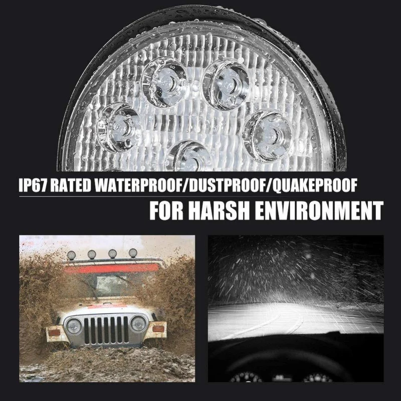 Auto Arbeit LED Lichtleiste 27W 51W 48W Auto Licht Spot Strahl 12v 24v Led Für Jeep ATV UAZ SUV 4WD 4x4 Lkw Traktor Offroad Scheinwerfer
