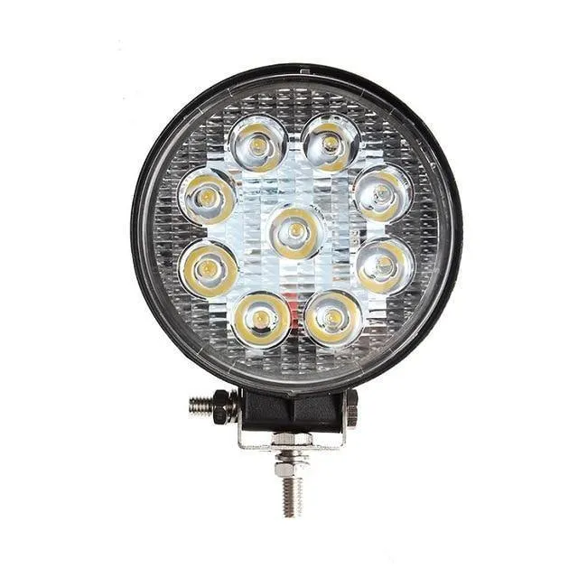 Auto Arbeit LED Lichtleiste 27W 51W 48W Auto Licht Spot Strahl 12v 24v Led Für Jeep ATV UAZ SUV 4WD 4x4 Lkw Traktor Offroad Scheinwerfer