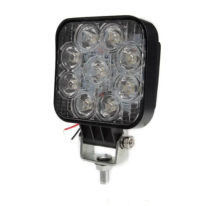 Auto Arbeit LED Lichtleiste 27W 51W 48W Auto Licht Spot Strahl 12v 24v Led Für Jeep ATV UAZ SUV 4WD 4x4 Lkw Traktor Offroad Scheinwerfer