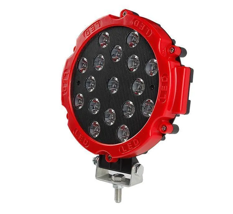 Auto Arbeit LED Lichtleiste 27W 51W 48W Auto Licht Spot Strahl 12v 24v Led Für Jeep ATV UAZ SUV 4WD 4x4 Lkw Traktor Offroad Scheinwerfer
