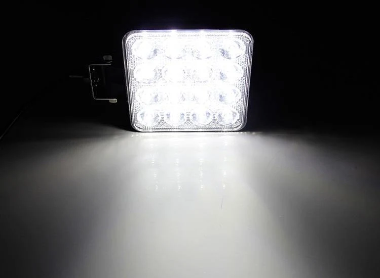 Auto Arbeit LED Lichtleiste 27W 51W 48W Auto Licht Spot Strahl 12v 24v Led Für Jeep ATV UAZ SUV 4WD 4x4 Lkw Traktor Offroad Scheinwerfer
