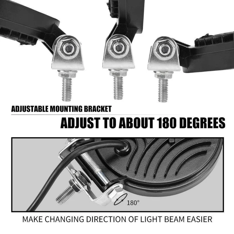 Auto Arbeit LED Lichtleiste 27W 51W 48W Auto Licht Spot Strahl 12v 24v Led Für Jeep ATV UAZ SUV 4WD 4x4 Lkw Traktor Offroad Scheinwerfer