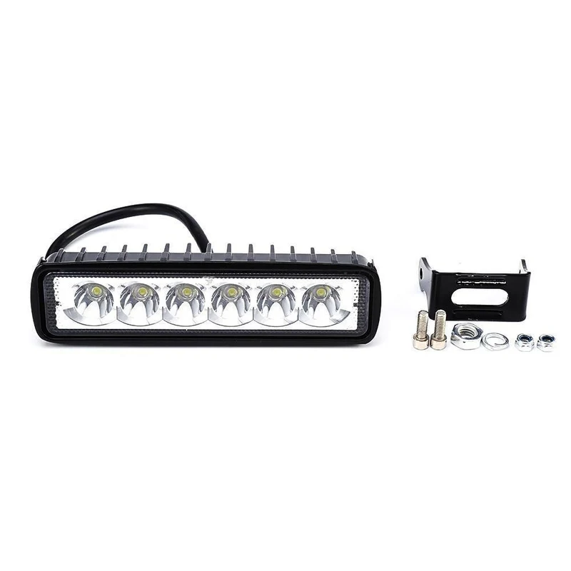 18W 12V LED Arbeitslichtleiste Strahler Flutlicht Lampe Fahren Nebel Offroad LED Arbeitsscheinwerfer Auto für Ford Toyota SUV 4WD Boot LKW
