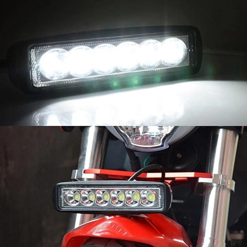 18W 12V LED Arbeitslichtleiste Strahler Flutlicht Lampe Fahren Nebel Offroad LED Arbeitsscheinwerfer Auto für Ford Toyota SUV 4WD Boot LKW