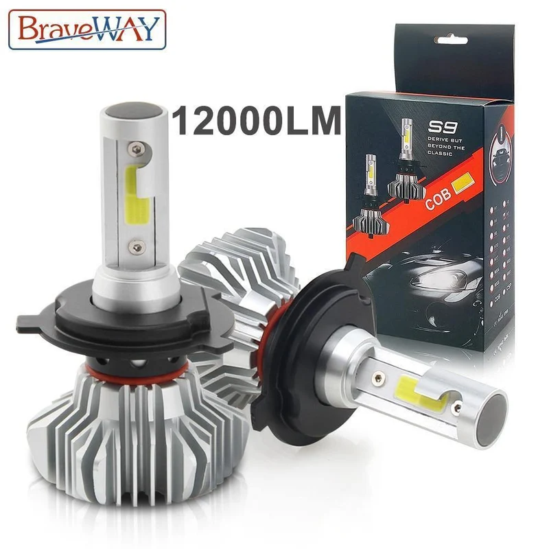 LED Auto Licht H4 H7 H8/H11 9005 9006 H1 BH3 BH4 Scheinwerfer 12000LM 6500K 80W 12V LED Birne für Auto Led Scheinwerfer für Autos
