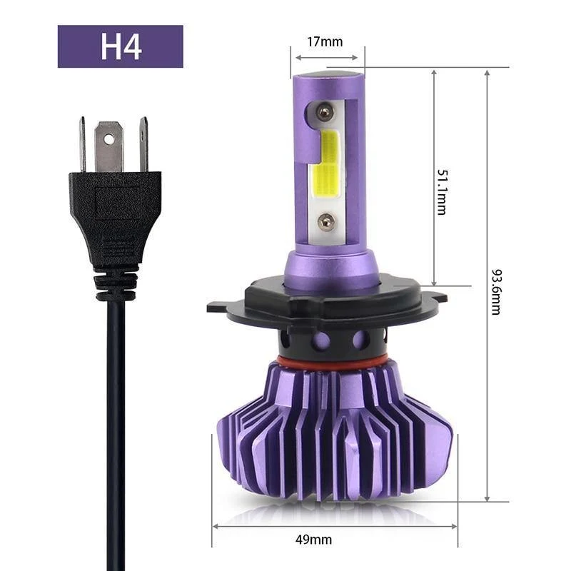 LED Auto Licht H4 H7 H8/H11 9005 9006 H1 BH3 BH4 Scheinwerfer 12000LM 6500K 80W 12V LED Birne für Auto Led Scheinwerfer für Autos