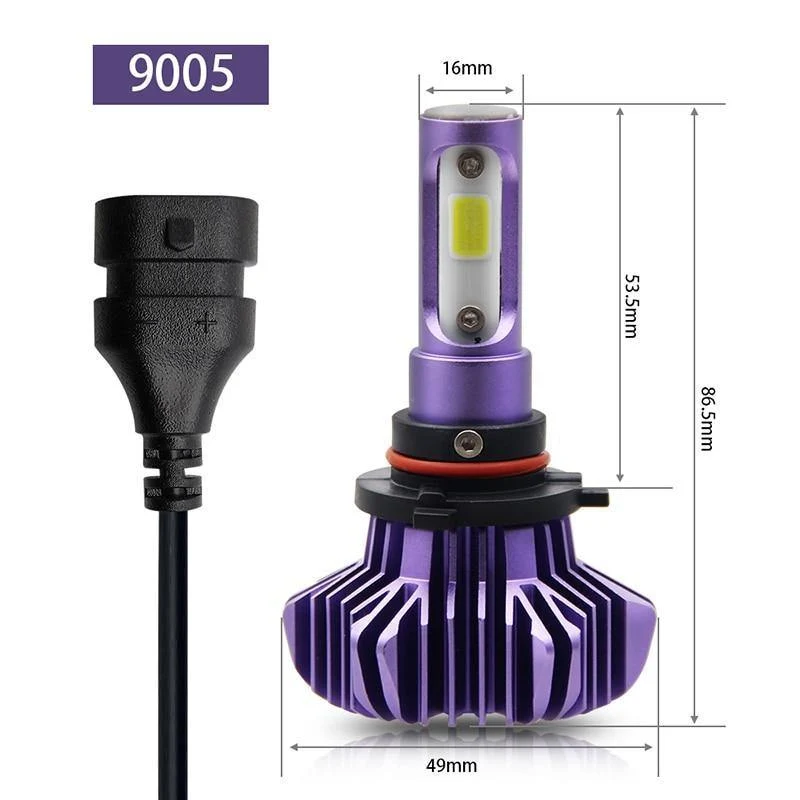 LED Auto Licht H4 H7 H8/H11 9005 9006 H1 BH3 BH4 Scheinwerfer 12000LM 6500K 80W 12V LED Birne für Auto Led Scheinwerfer für Autos