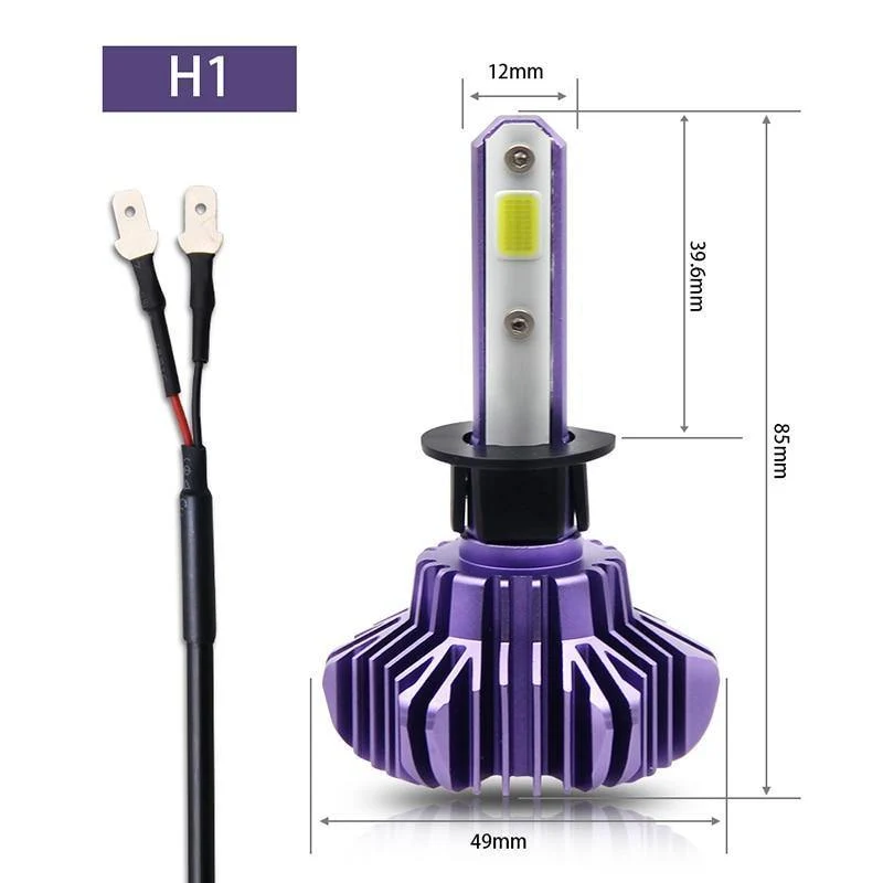 LED Auto Licht H4 H7 H8/H11 9005 9006 H1 BH3 BH4 Scheinwerfer 12000LM 6500K 80W 12V LED Birne für Auto Led Scheinwerfer für Autos