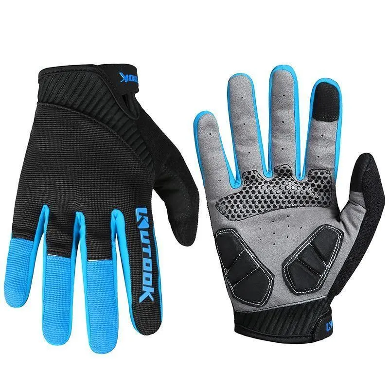 Winter Vollfingerhandschuhe Männer Touchscreen Anti-Schock Atmungsaktive Fitnesshandschuhe Gewichtheben Sport