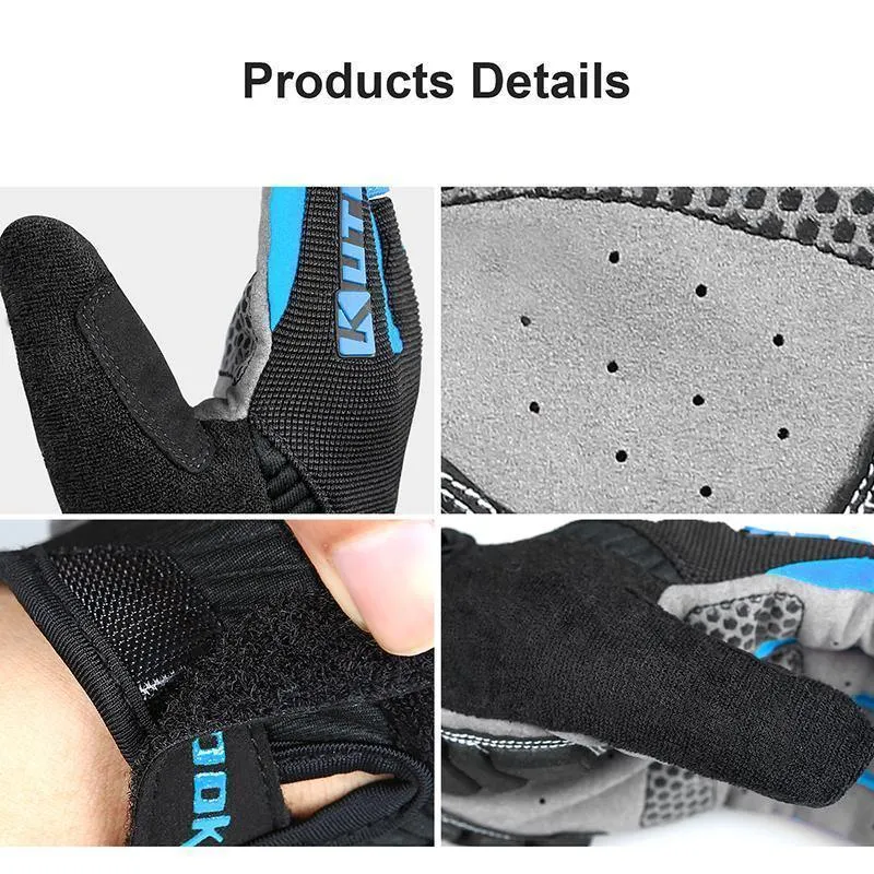 Winter Vollfingerhandschuhe Männer Touchscreen Anti-Schock Atmungsaktive Fitnesshandschuhe Gewichtheben Sport