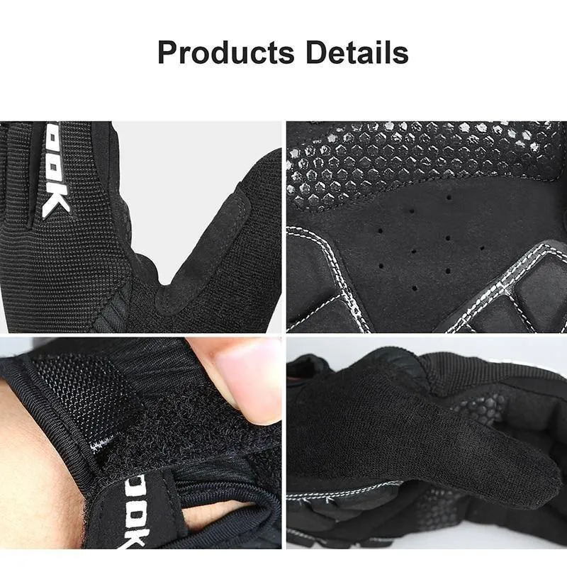 Winter Vollfingerhandschuhe Männer Touchscreen Anti-Schock Atmungsaktive Fitnesshandschuhe Gewichtheben Sport