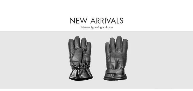 Herren Schaffell Handschuhe Echtes Leder Männer Winter Outdoor Plus Samt Warme Pelz Verdickung Thermal