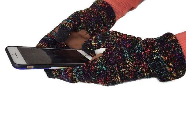 Winter Handschuhe Frauen Mode Stricken Handschoenen Guantes Finger Touchscreen Handschuhe Männer Fäustlinge