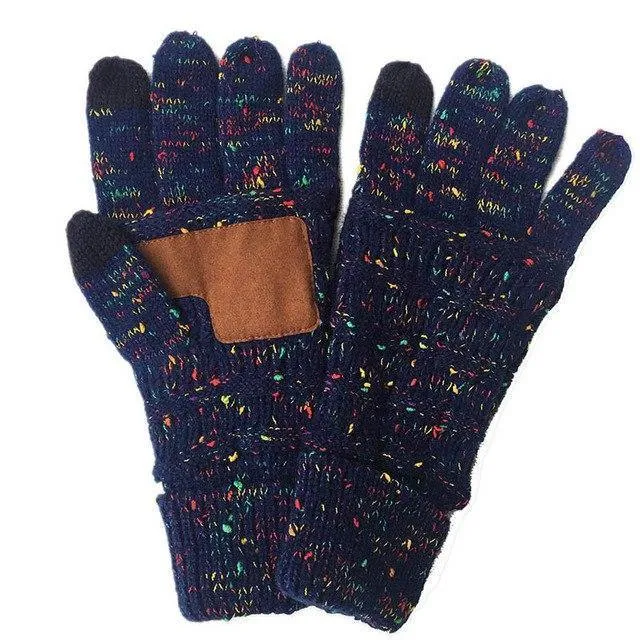 Winter Handschuhe Frauen Mode Stricken Handschoenen Guantes Finger Touchscreen Handschuhe Männer Fäustlinge