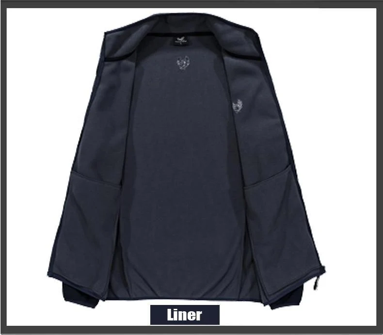 Softshell Fleece Denim blau Hoodies Sweatshirt Herren Hip Hop plus Größe L ~ 7XL 8XL sportliche Trainingsanzüge Hoodies