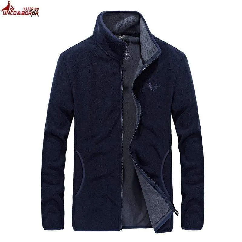 Softshell Fleece Denim blau Hoodies Sweatshirt Herren Hip Hop plus Größe L ~ 7XL 8XL sportliche Trainingsanzüge Hoodies