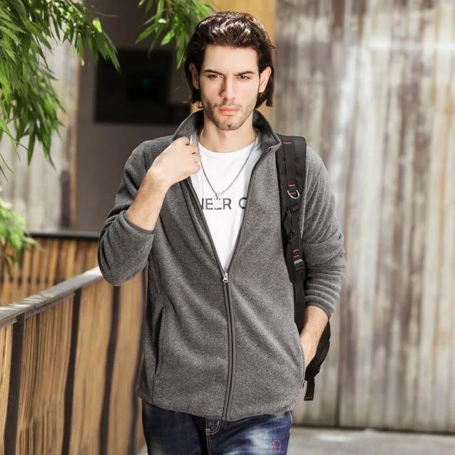 Fleece Hoodies Herren Markenkleidung Herbst Winter Reißverschluss Sweatshirts männliche Qualität Herrenbekleidung