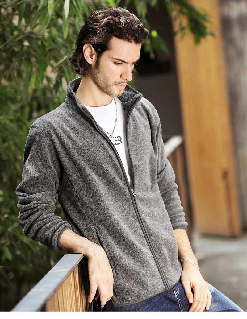 Fleece Hoodies Herren Markenkleidung Herbst Winter Reißverschluss Sweatshirts männliche Qualität Herrenbekleidung
