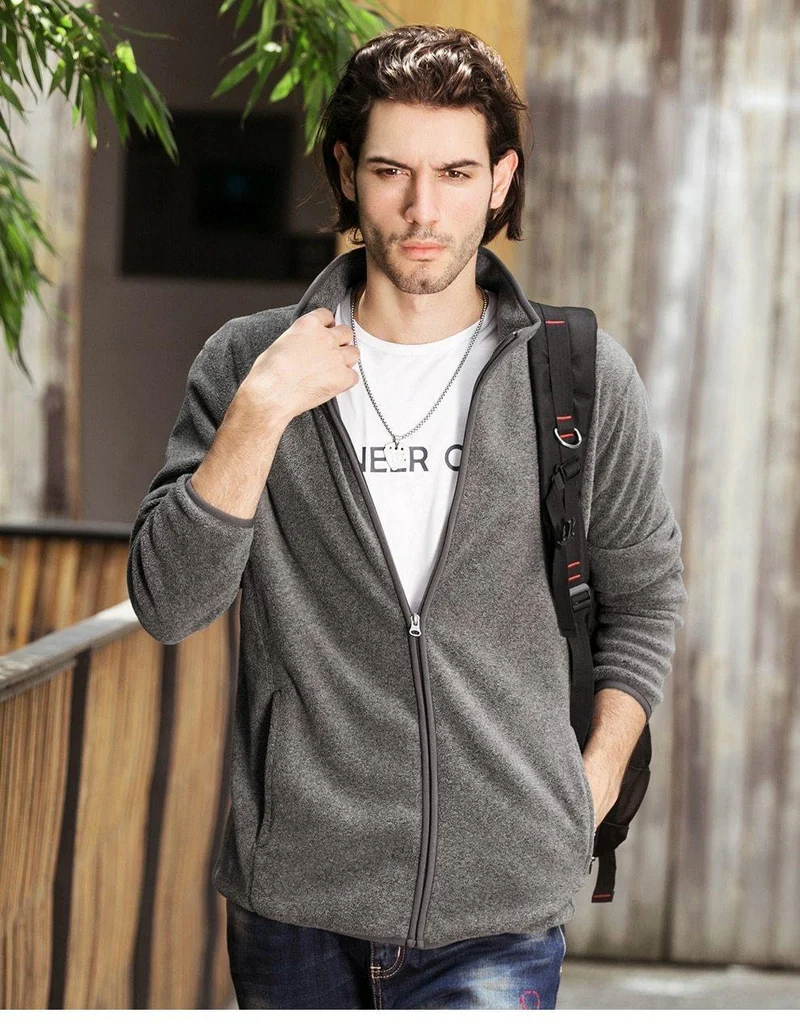 Fleece Hoodies Herren Markenkleidung Herbst Winter Reißverschluss Sweatshirts männliche Qualität Herrenbekleidung