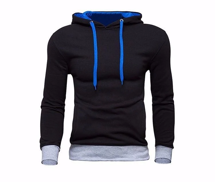 Männer Sweatshirt Neue design Mode Feste Kapuze Casual Herbst Hoodies 4 Farben Männlich Hohe Qualität Pullover