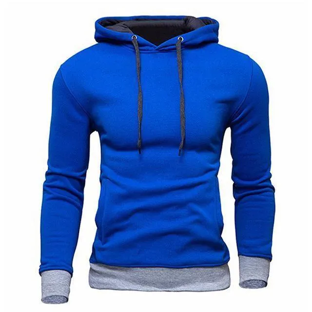 Männer Sweatshirt Neue design Mode Feste Kapuze Casual Herbst Hoodies 4 Farben Männlich Hohe Qualität Pullover