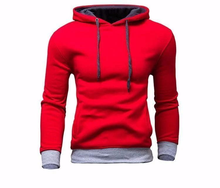 Männer Sweatshirt Neue design Mode Feste Kapuze Casual Herbst Hoodies 4 Farben Männlich Hohe Qualität Pullover