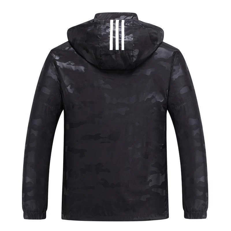 Lose Herren-Jacken mit Kapuze, Windjacke, wasserdichte Jacken, Herrenmantel, Frühlings-Freizeitmantel für Herren