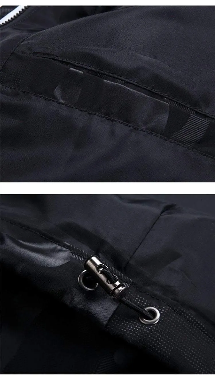 Lose Herren-Jacken mit Kapuze, Windjacke, wasserdichte Jacken, Herrenmantel, Frühlings-Freizeitmantel für Herren