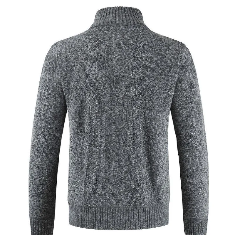 Mode Lange Ärmel Zipper Oberbekleidung Baumwolle Mischung Herbst Winter Casual männer Jacke Mantel