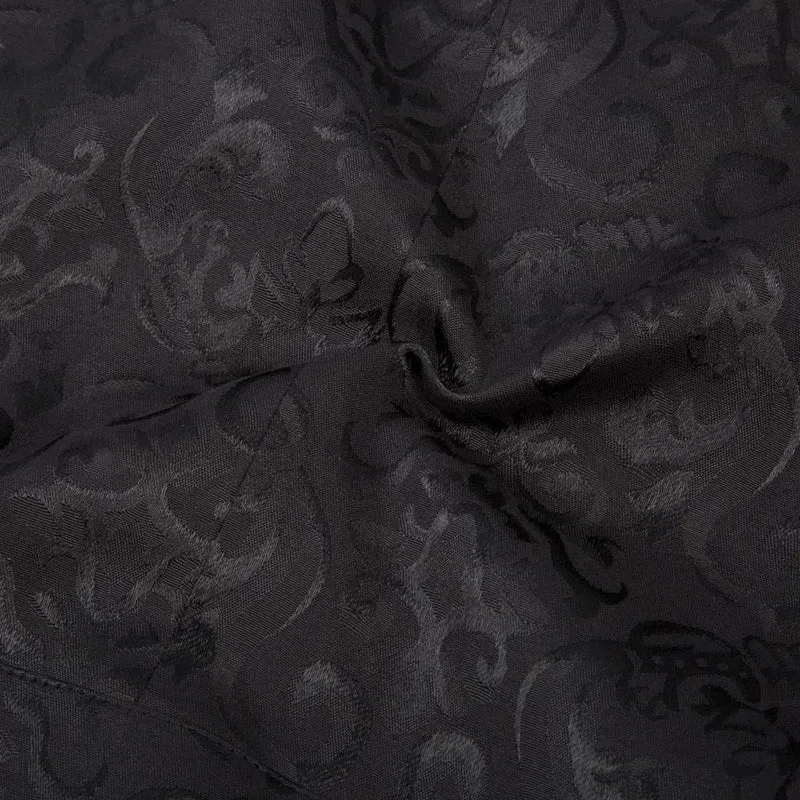 Herrenmäntel Mittelalter Steampunk Gothic Ärmellos Reverskragen Zweireihig Formal Abschlussball Party Jacquard Mantel