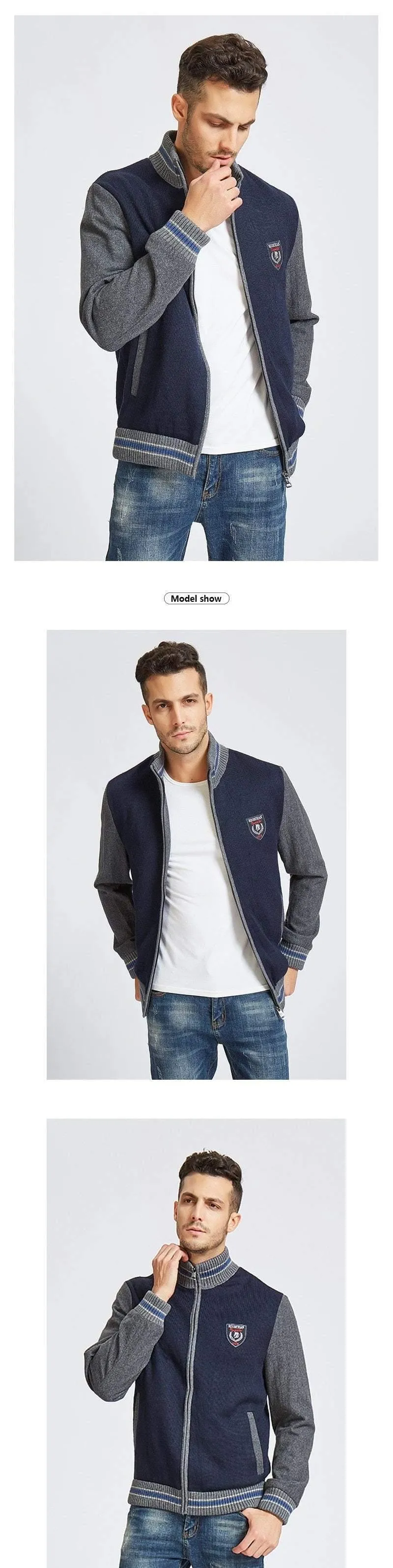 Jacken und Mäntel Jaqueta Masculina Männlichen Casual Fashion Große Größe Jacken Hombre uniform M-3XL
