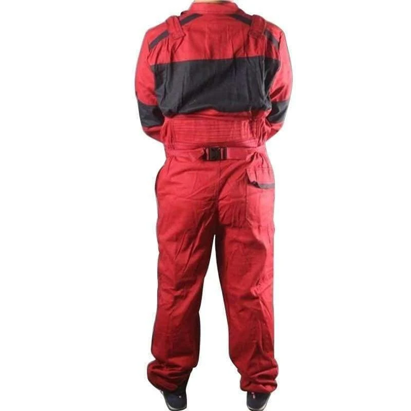 Arbeitsoveralls, Schweißen, feuerfeste Arbeitskleidung, Langarm-Overalls für Arbeiter, Mechaniker, Maschine, Autoreparatur, Fabrikuniformen