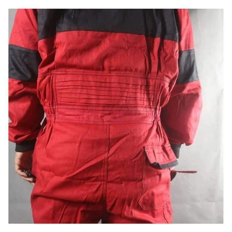 Arbeitsoveralls, Schweißen, feuerfeste Arbeitskleidung, Langarm-Overalls für Arbeiter, Mechaniker, Maschine, Autoreparatur, Fabrikuniformen