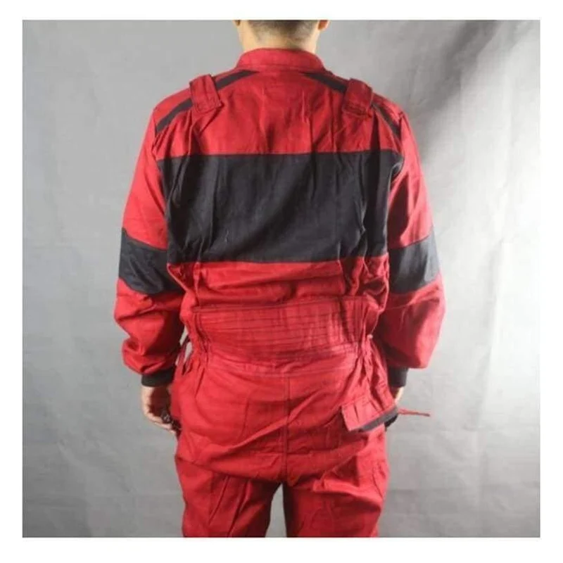 Arbeitsoveralls, Schweißen, feuerfeste Arbeitskleidung, Langarm-Overalls für Arbeiter, Mechaniker, Maschine, Autoreparatur, Fabrikuniformen