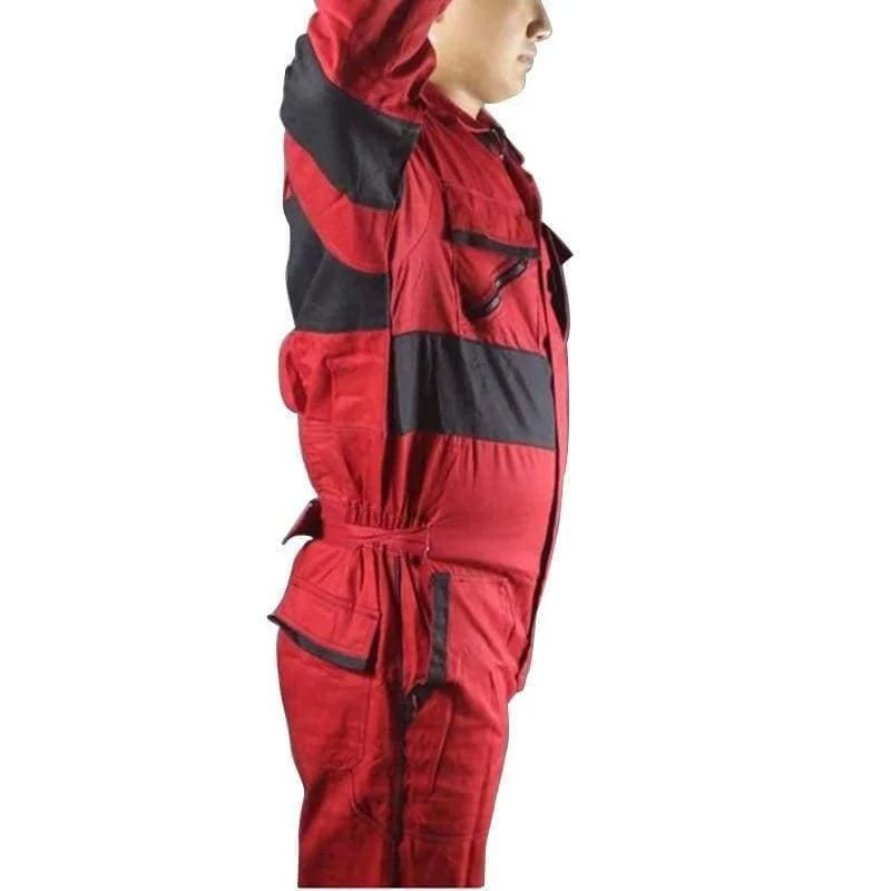Arbeitsoveralls, Schweißen, feuerfeste Arbeitskleidung, Langarm-Overalls für Arbeiter, Mechaniker, Maschine, Autoreparatur, Fabrikuniformen