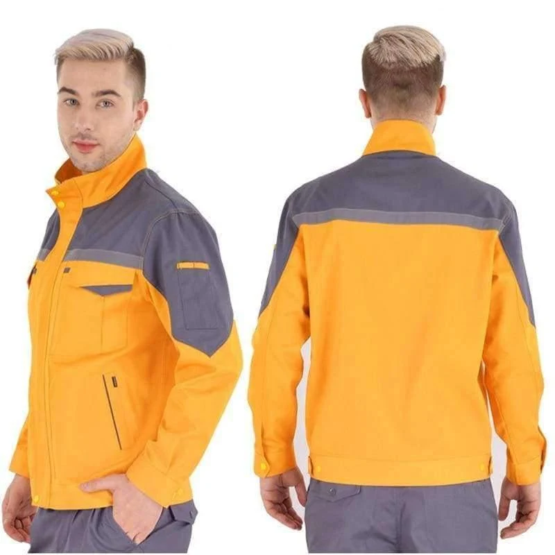 Arbeitskleidung, Männer, Frauen, Schweißgerät, Reparatur, große Größe, Overalls, Nähen, schützende Sicherheitsarbeitsjacke, Reinigungsuniform