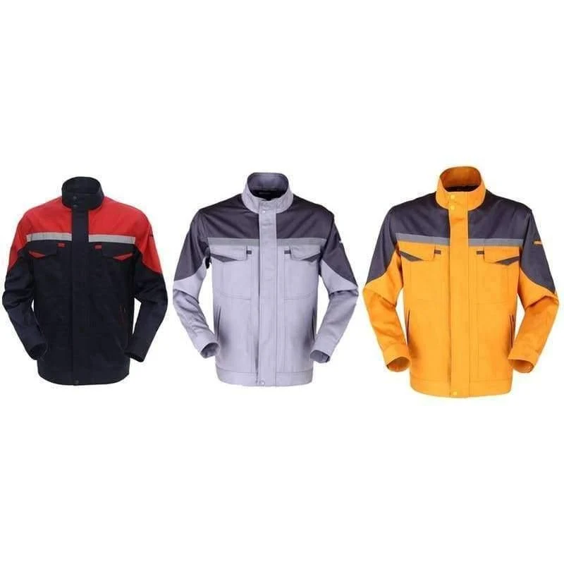 Arbeitskleidung, Männer, Frauen, Schweißgerät, Reparatur, große Größe, Overalls, Nähen, schützende Sicherheitsarbeitsjacke, Reinigungsuniform