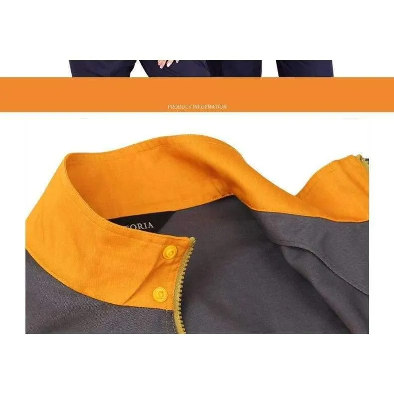 Arbeitskleidung, Männer, Frauen, Schweißgerät, Reparatur, große Größe, Overalls, Nähen, schützende Sicherheitsarbeitsjacke, Reinigungsuniform