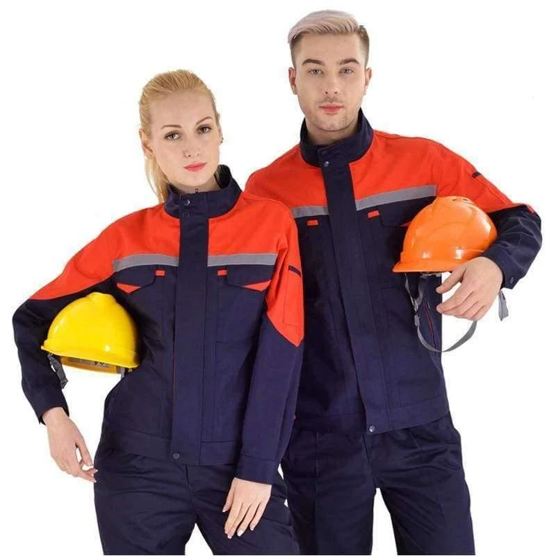Arbeitskleidung, Männer, Frauen, Schweißgerät, Reparatur, große Größe, Overalls, Nähen, schützende Sicherheitsarbeitsjacke, Reinigungsuniform