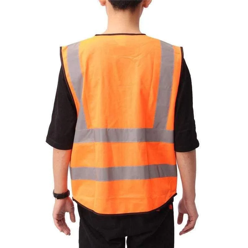 Warnschutzkleidung Sicherheitsweste Reflektierende Weste L, XL, 5 Farbe Nachtarbeitssicherheit Verkehr Radfahren