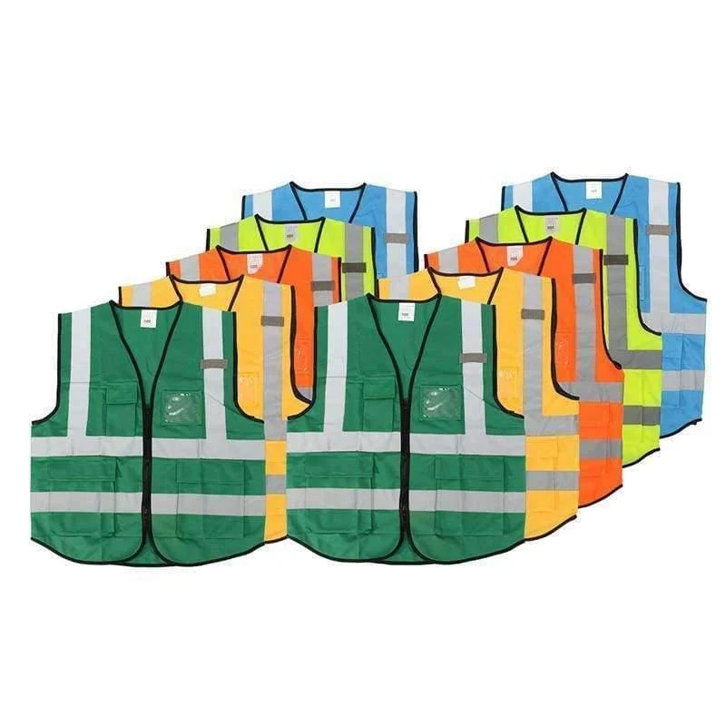 Warnschutzkleidung Sicherheitsweste Reflektierende Weste L, XL, 5 Farbe Nachtarbeitssicherheit Verkehr Radfahren