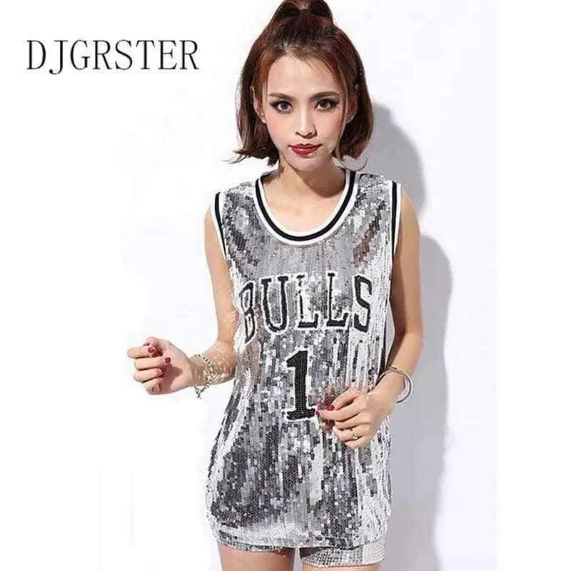 Sängerin sexy kostüm silber rot pailletten tanzabnutzung bar dj kleidung top bühne kostüme frauen sänger hip hop kostüm