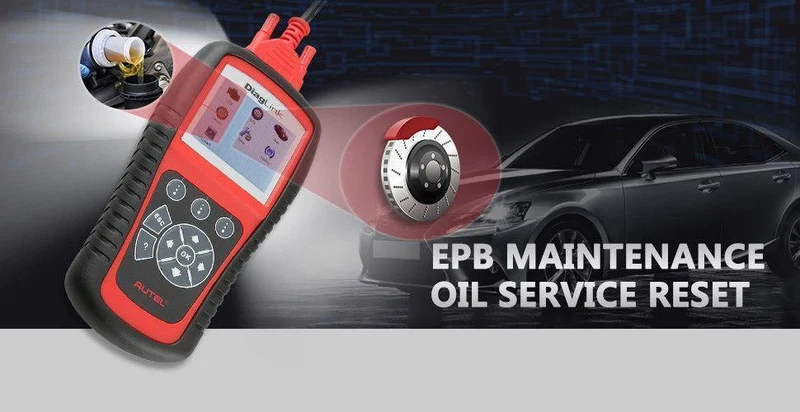 OBDII EOB2 Codeleser Vollsystem-Autodiagnosewerkzeug Autoscanner mit Ölrücksetzung EPB ABS-Service Gleiche wie MD802