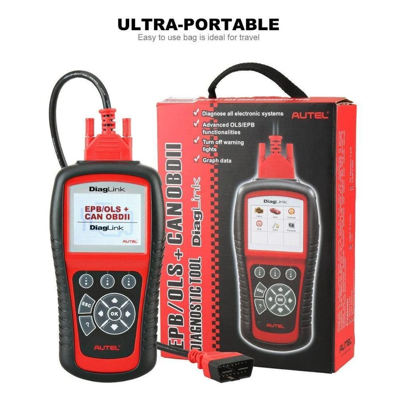 OBDII EOB2 Codeleser Vollsystem-Autodiagnosewerkzeug Autoscanner mit Ölrücksetzung EPB ABS-Service Gleiche wie MD802