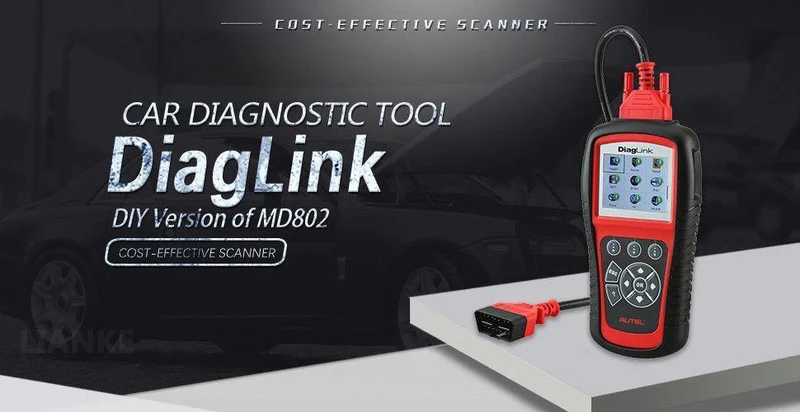 OBDII EOB2 Codeleser Vollsystem-Autodiagnosewerkzeug Autoscanner mit Ölrücksetzung EPB ABS-Service Gleiche wie MD802