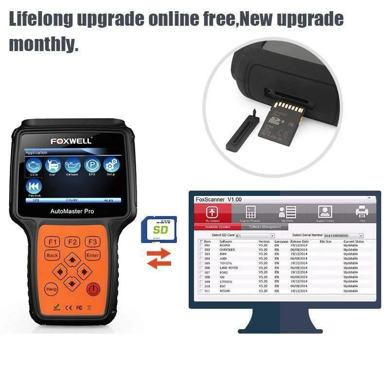 NT624 Pro OBD OBD2-Scanner-Airbag SAS ABS-Öl-Service EPB-Reset-Vollsystem-Autodiagnosewerkzeug ODB2 OBD 2-Selbstscanner